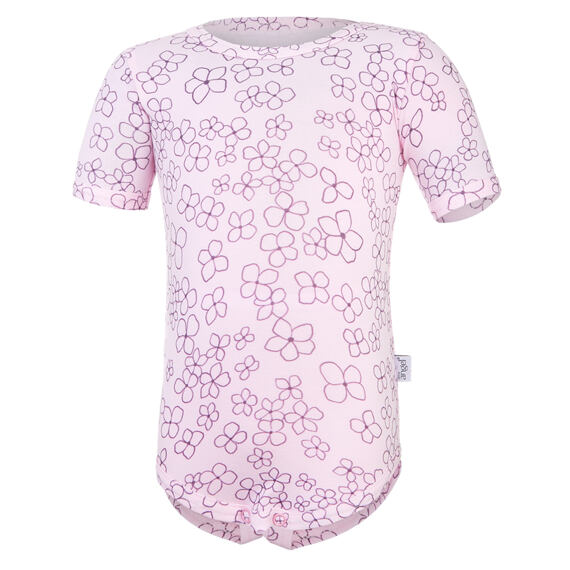 Dětské UV body Little Angel Outlast® tenké KR Kytičky - růžová baby