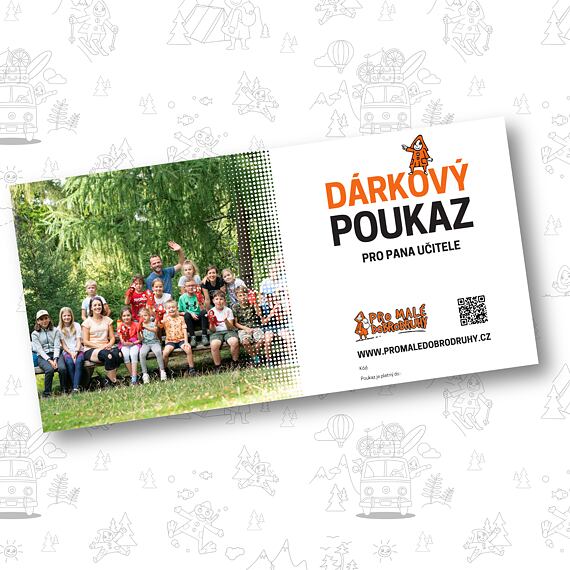 Dárkový poukaz Promaledobrodruhy.cz pro pana učitele