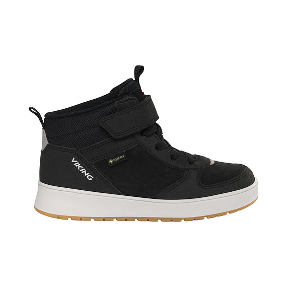 Dětské kožené boty Viking Epic mid GTX 1V black