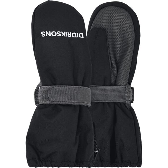 Dětské zimní rukavice Didriksons Biggles Zip black s černým zipem - palčáky