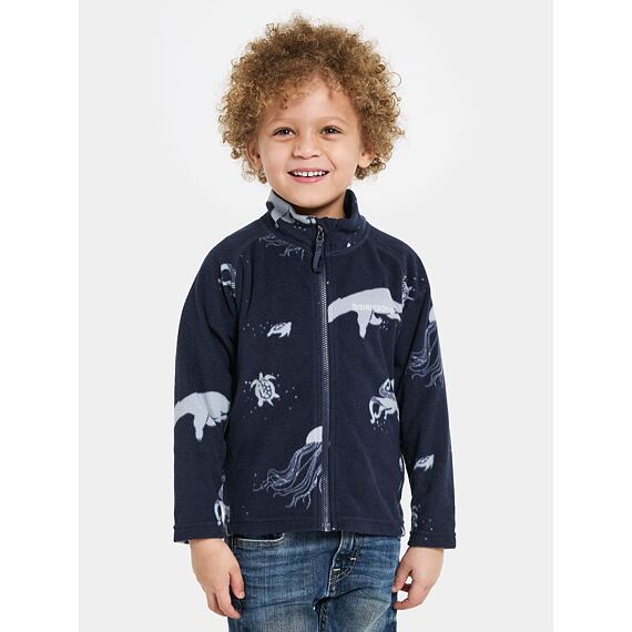 Dětská fleecová mikina Didriksons Monte winter ocean blue