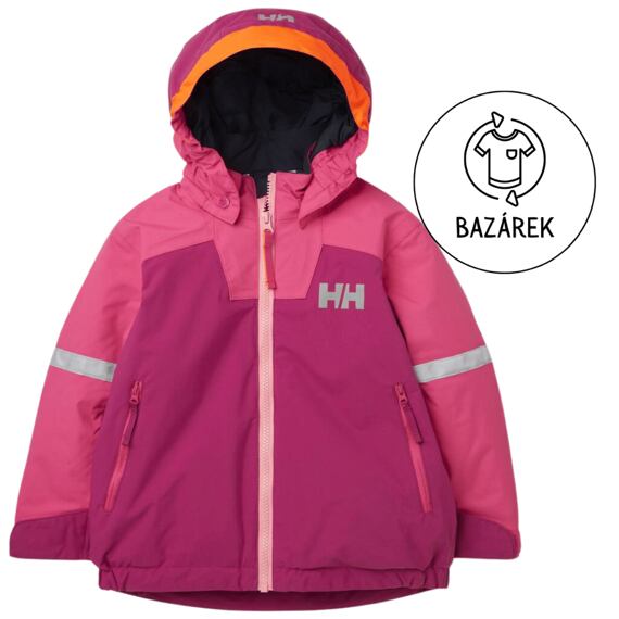 Dětská zimní bunda Helly Hansen K Legend ins jacket festival fuchsia - bazárek