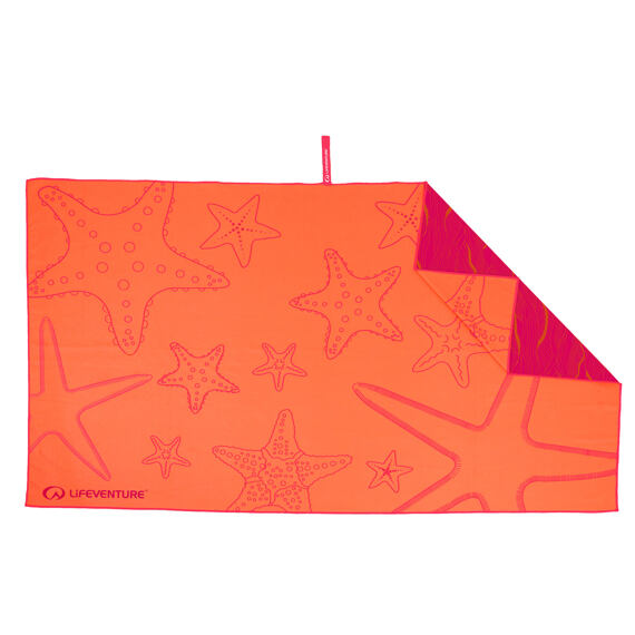 Rychleschnoucí ručník LifeVenture SoftFibre Recycled Trek Towel Starfish