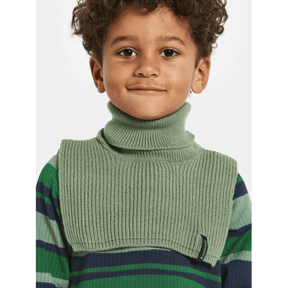 Dětský zimní nákrčník Didriksons Delfinen scarf 2 light moss