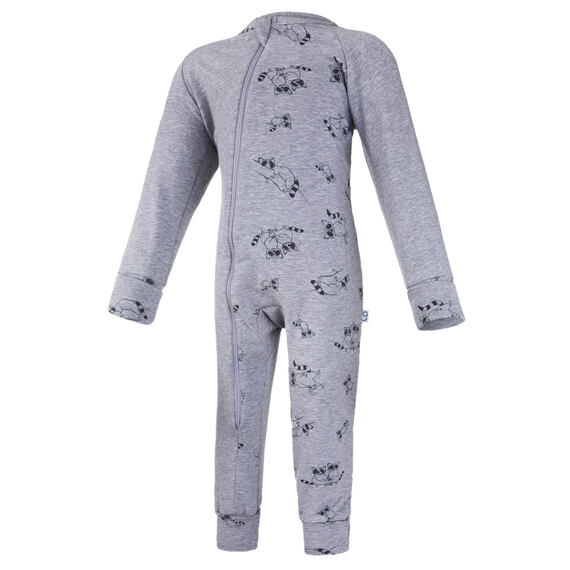 Dětský overal Little Angel smyk DR Outlast® Mývalové - šedý melír