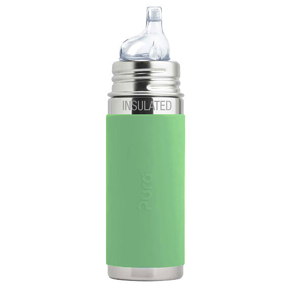 Nerezová termo lahev s pítkem Pura 260 ml Moss