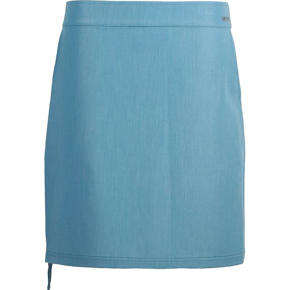 Letní funkční celorozepínací sukně SKHOOP Kristin denim