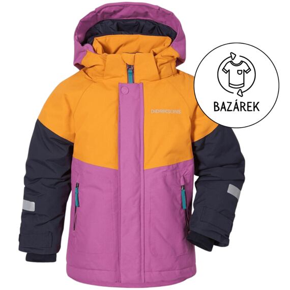 Dětská zimní bunda Didriksons Lun radiant purple - bazárek