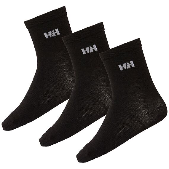 Dětské zimní ponožky Helly Hansen s merino vlnou K Wool Sock black 3 pack