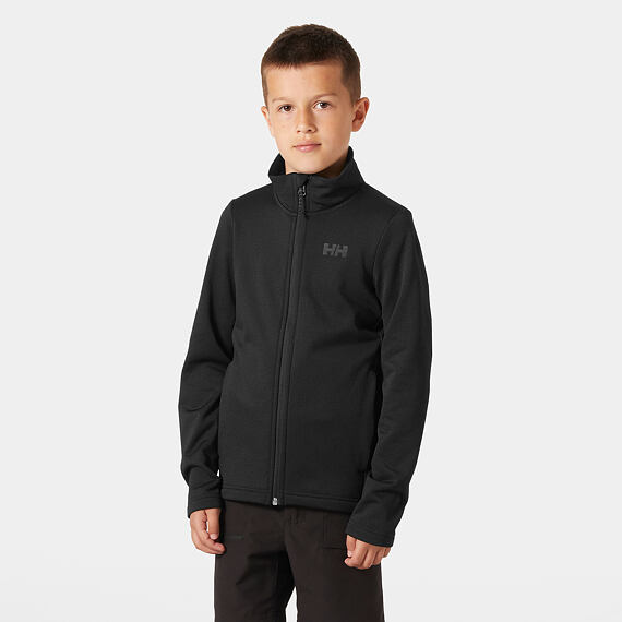 Dětská fleecová mikina Helly Hansen Jr Versalite jacket -  black