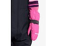 Dětské zimní rukavice Didriksons Biggles Zip sweet pink s tmavým zipem - palčáky 3