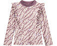 Dětské UV tričko Playshoes Flowers violet - dlouhý rukáv