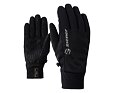 Softshellové funkční rukavice Ziener Irios WS touch black - prstové