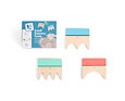 Dřevěné nástroje na písek - tvořte vzory - 3 ks BS Toys Sand Pattern Tools