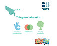 Chytání míčků na vestu BS Toys Belly Catch Set - venkovní hra 4