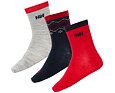 Dětské vlněné ponožky Helly Hansen Wool Socks 3-pack - grey melang