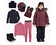 Dětský zimní outfit Didriksons Bjärven - anemon red 2