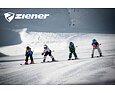 Dětské zimní kalhoty Ziener Avatine Jr snowcrystal print