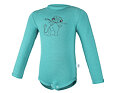 Dětské body Little Angel smyk dinosaurus DR Outlast® - tm. tyrkys
