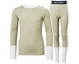 Juniorské termoprádlo Helly Hansen JR LIFA® Merino Midweight set - light lav