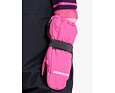 Dětské zimní rukavice Didriksons Biggles Zip sweet pink s tmavým zipem - palčáky 2